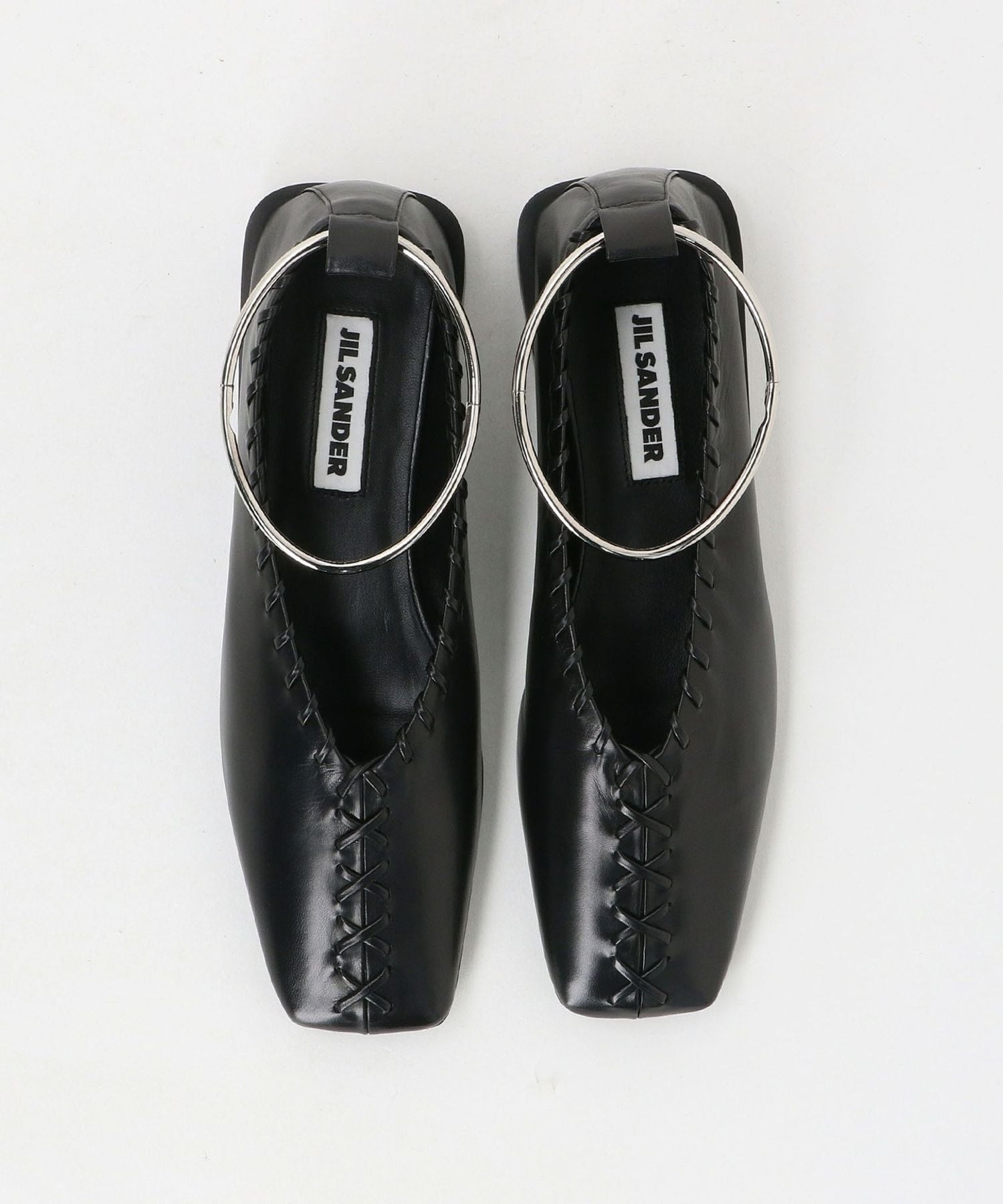 *®*さま専用　JIL SANDER 　バレリーナ シューズ サイズ32 JIL SANDER＞アンクルリング バレリーナ シューズ