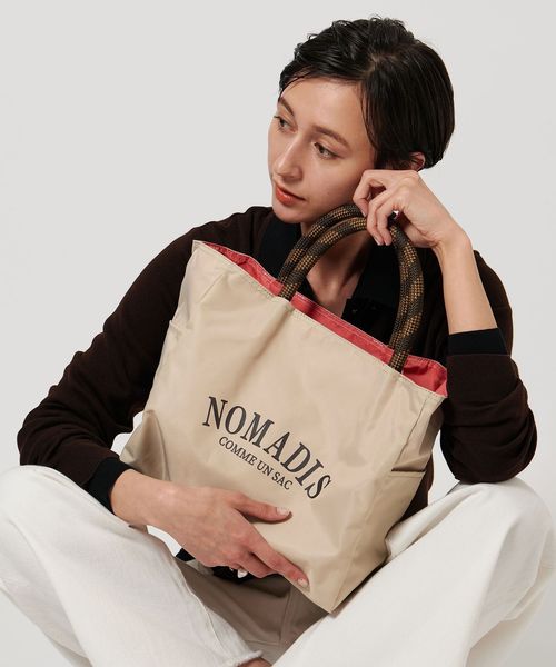 NOMADIS SAC トートバッグ S SAC2petitピンク×ブラウン NOMADIS SAC トートバッグ S SAC2petitピンク×ブラウン - メルカリ