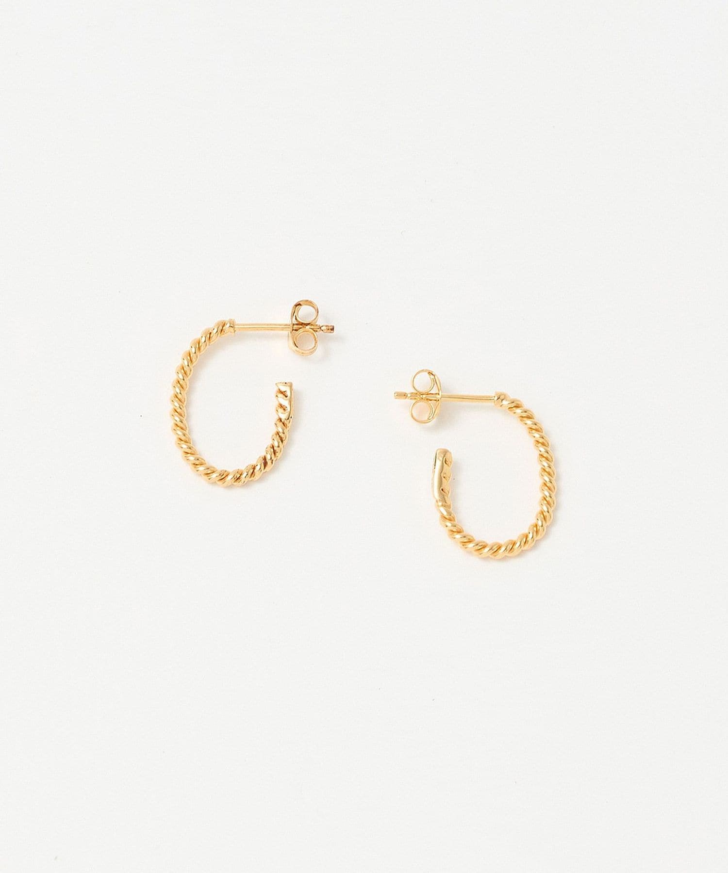 BAR JEWELLERY＞ツイスト フープピアス