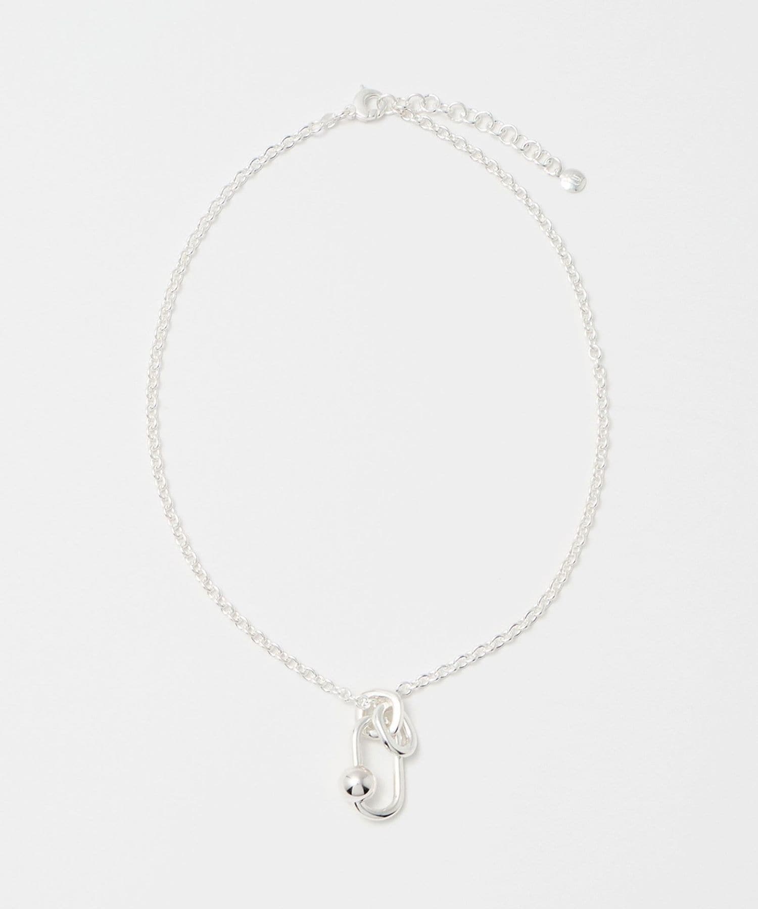 blanc iris】Bチェーンネックレス45cm（CROCHET WALLET CHAIN