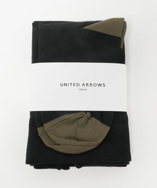UNITED ARROWS/コットン 2トーン タイツ/タイツ / ストッキング