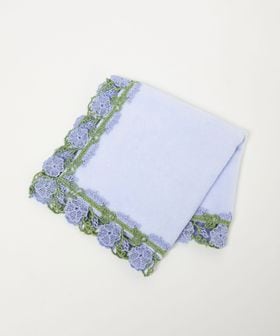 近沢レース店/＜近沢レース店＞朝顔 ハンカチ/ハンカチ / バンダナ