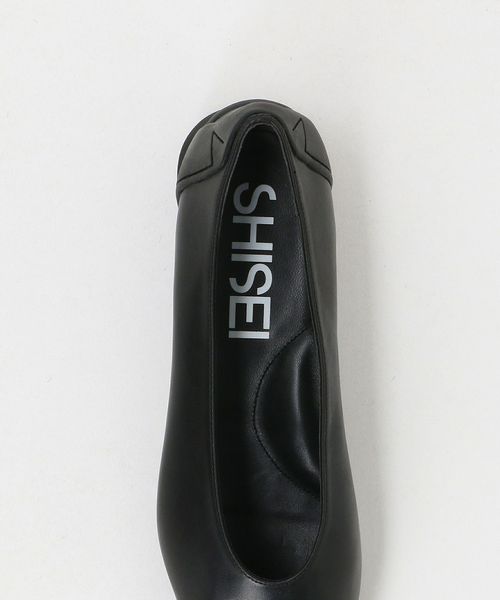 SHISEI ポインテッドトゥ フラットシューズ サイズ37 黒 SHISEI＞ポインテッド フラットシューズ