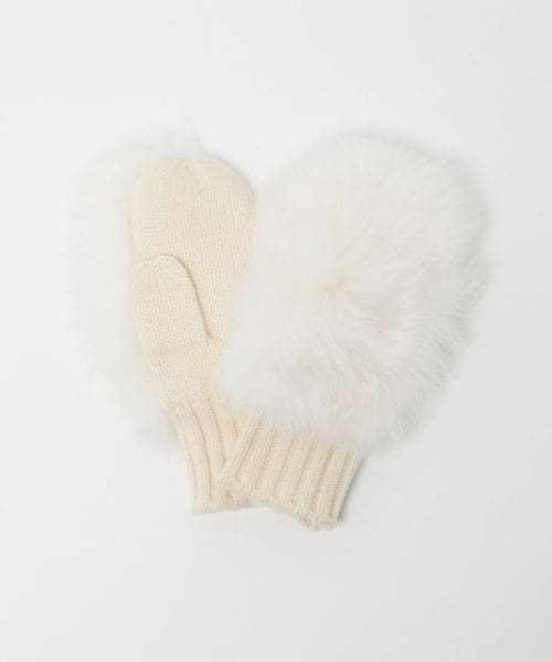UNITED ARROWS/フォックスファー ニットミトン/グローブ/グローブ / 手袋