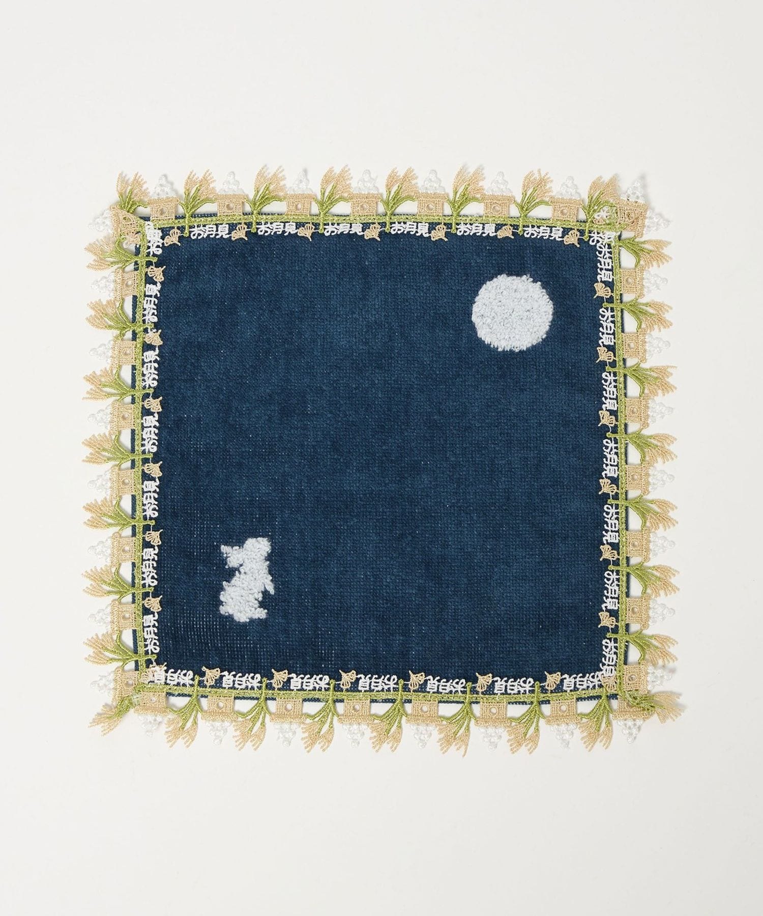 近沢レース店＞お月見 ハンカチ