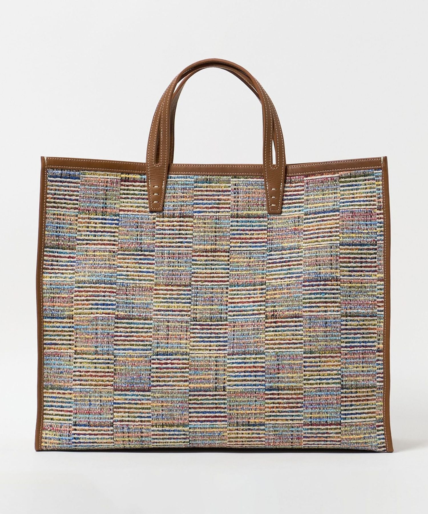 A VACATION＞TANK ラインチェック トートバッグ