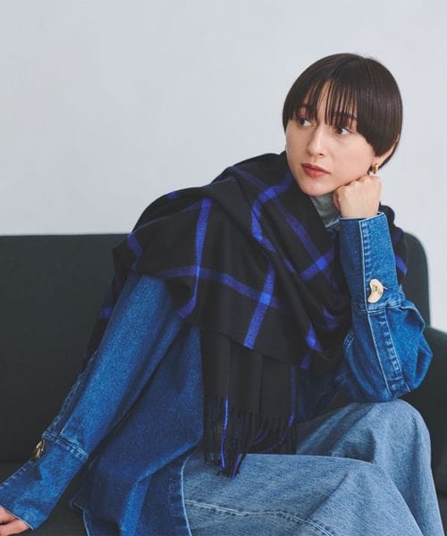 未使用　LANCIONI ランチョーニ　カシミヤストール　ミントブルー 楽天市場】lanvin en bleu（マフラー・スカーフ｜バッグ・小物