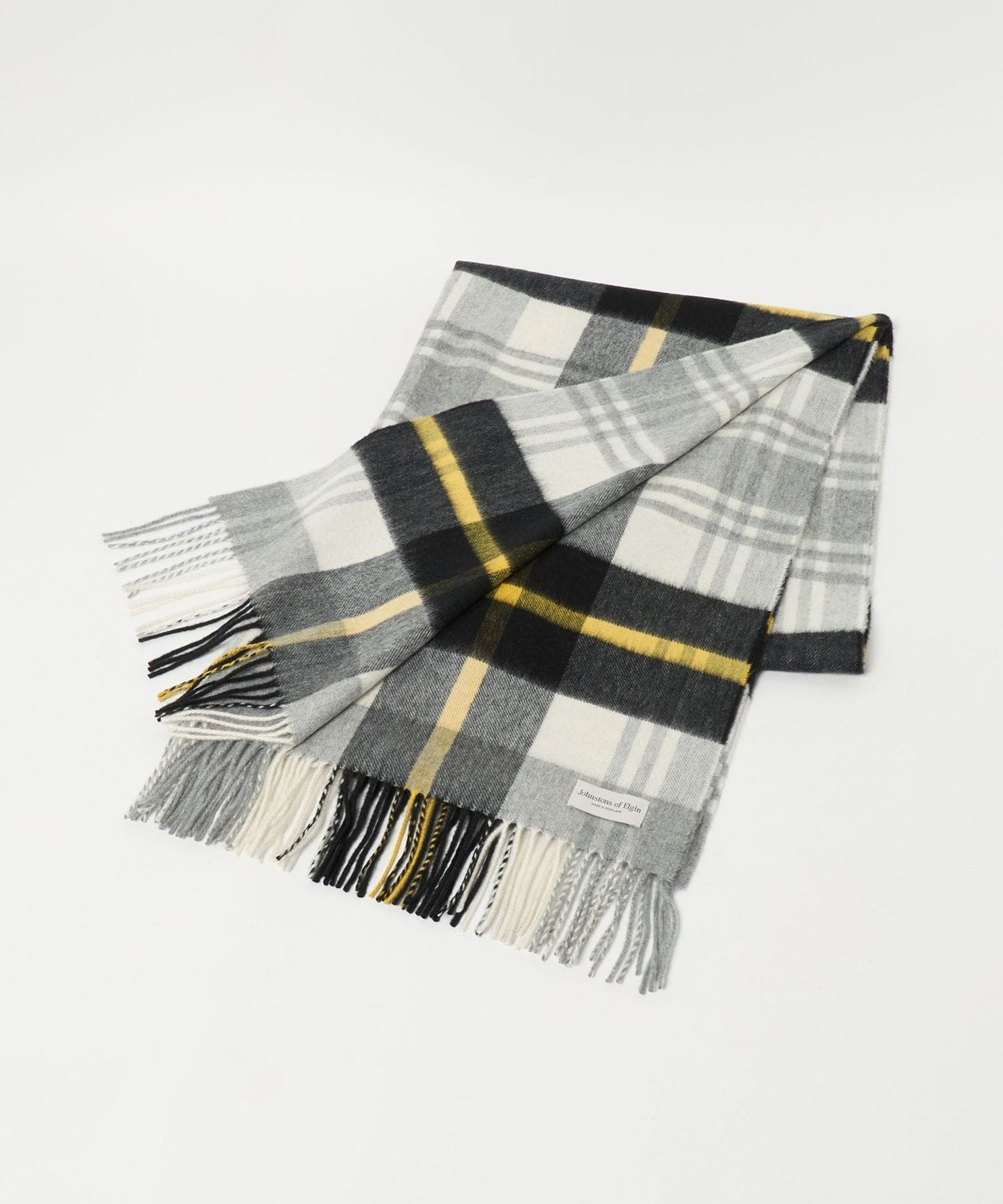 Joshua Ellis カシミヤ チェックストール ユナイテッドアローズ Joshua Ellis カシミヤ チェックストール ユナイテッドアローズ