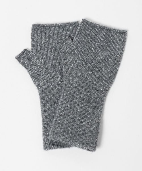 UNITED ARROWS/ラメニット フィンガーレスグローブ/グローブ / 手袋