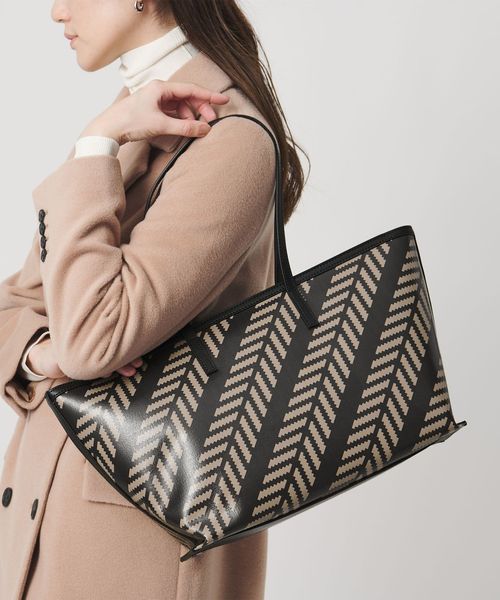 UNITED ARROWS/プリント ワイドトートバッグ/トートバッグ