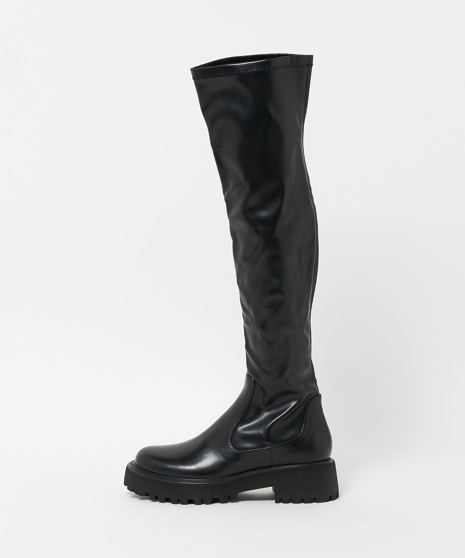 ストレッチ ニーハイブーツ