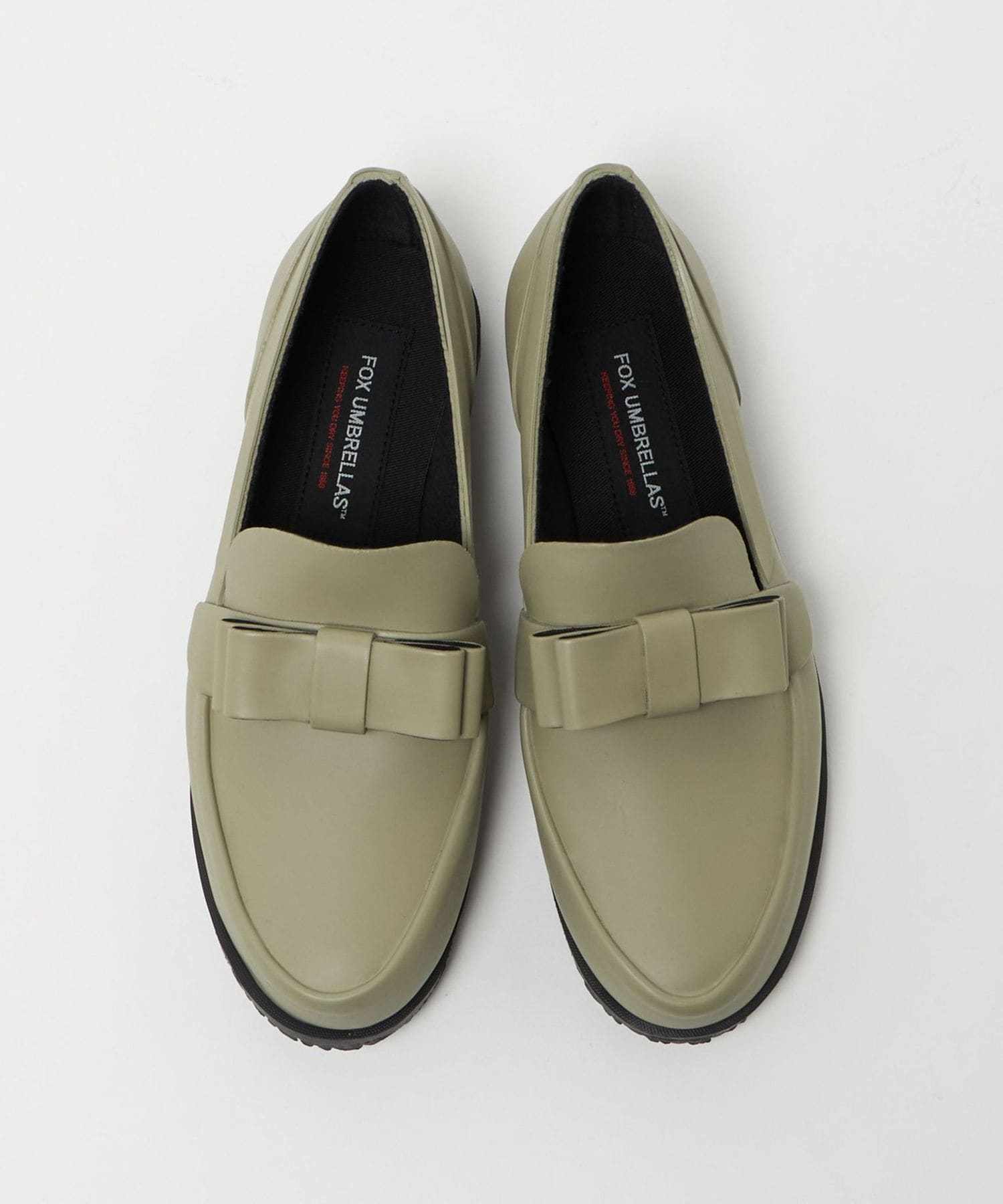 FOX UMBRELLAS＞RUB リボン ローファーシューズ 25AW