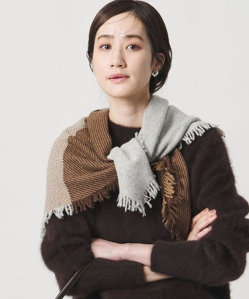 elegancese/＜elegancese＞カシミヤ SQ FRG ストール/ストール / マフラー