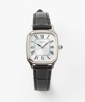 SEIKO/【別注】＜SEIKO＞スクエア レザー 腕時計2/腕時計