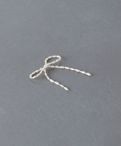UNITED ARROWS les bonbon BOW PRL ピアス les bonbon＞BOW PRL ピアス