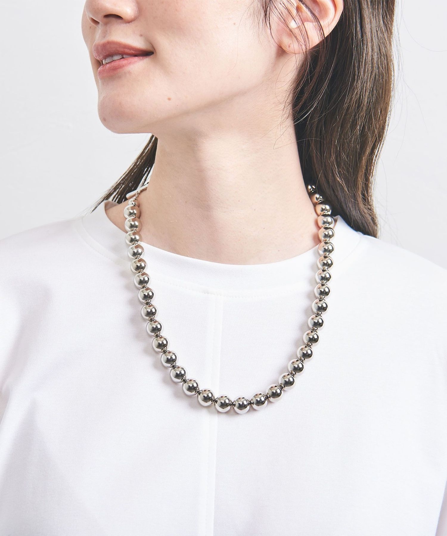 メタルボール 2WAY ネックレス