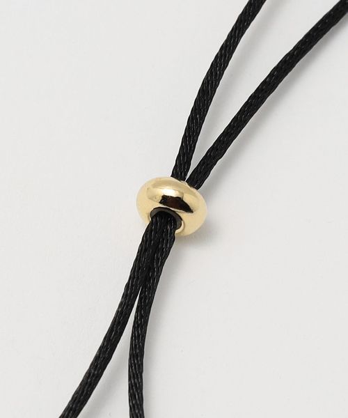 UNITED ARROWS ユナイテッドアローズ　コードネックレス ★シルバー エッグシェイプコードネックレス （ネックレス・ペンダント