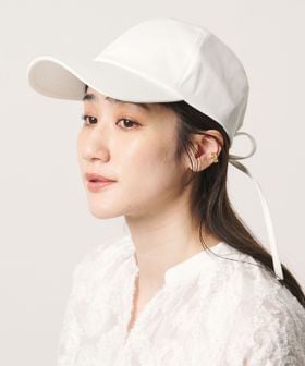 UNITED ARROWS/コットン バックリボン キャップ UV/キャップ