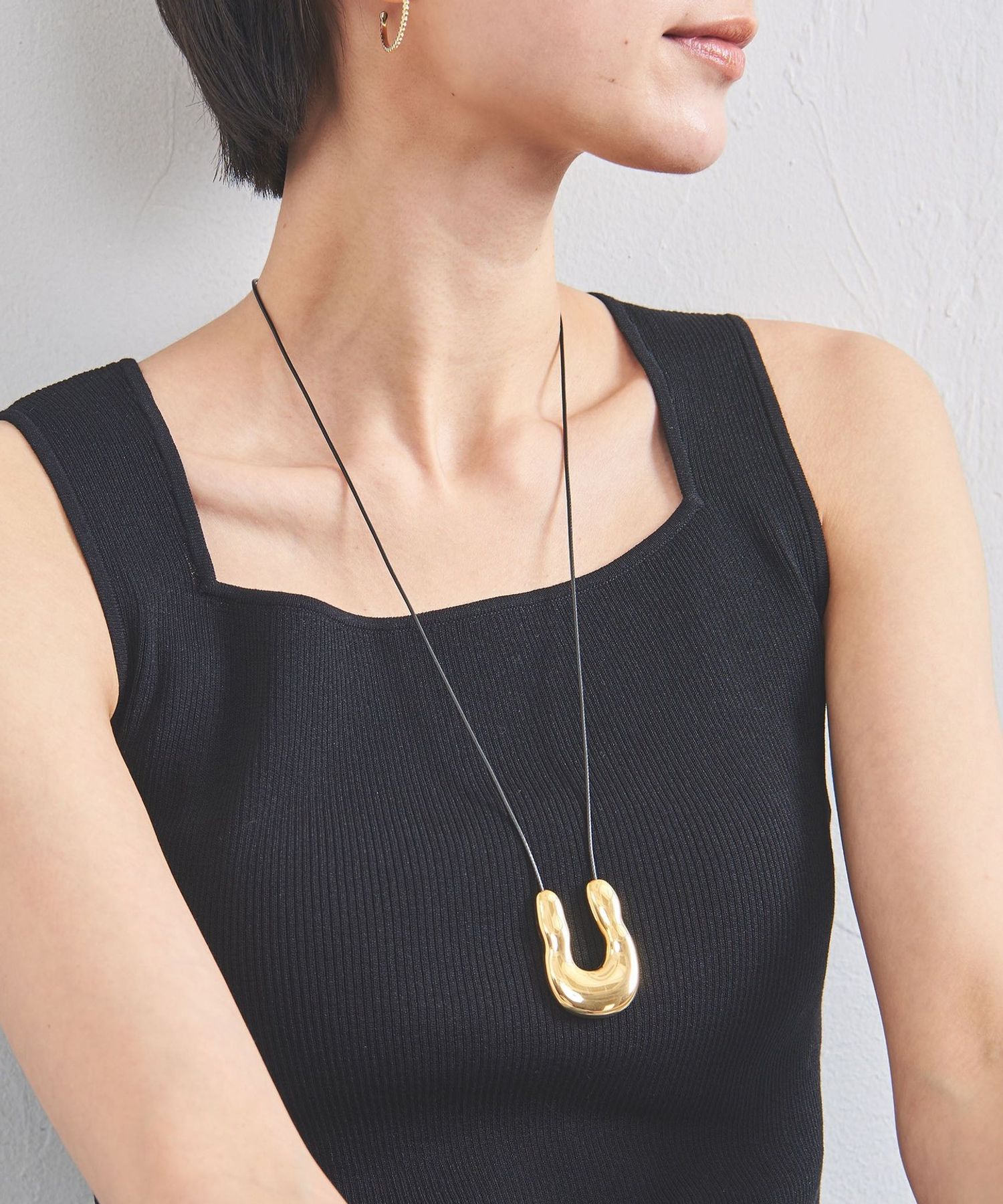 アクセサリー u ud スクエア シトリン ネックレス /c0035ct ジュエリー専門店