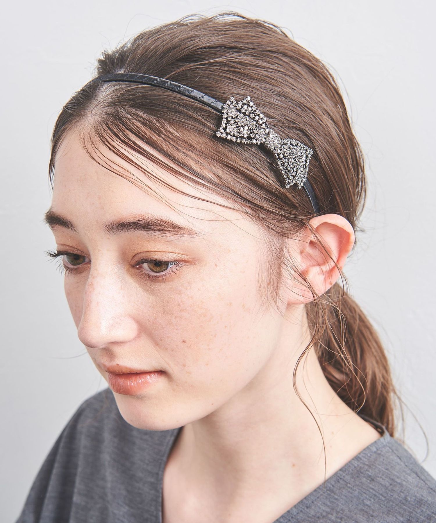 United arrows フラワービジュー ヘアバンド