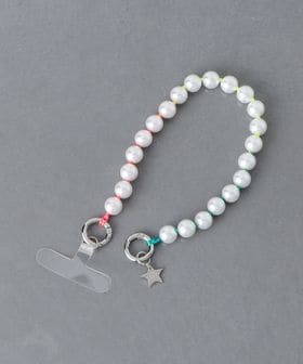CADEAUX/＜CADEAUX＞イミテーションパール モバイルストラップ/モバイルアクセサリー