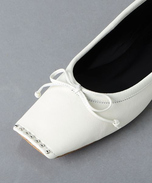 【美品】【B&Y UNITED ARROWS】バレエシュー ズ　白　23.5㌢ 楽天市場】【SALE／80%OFF】スクエア バレエシューズ