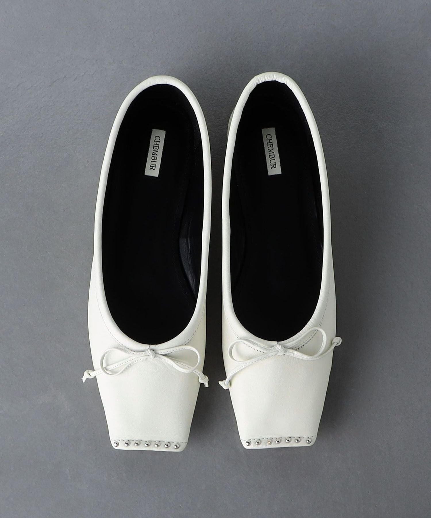 CHEMBUR＞SQ STUDS バレエシューズ