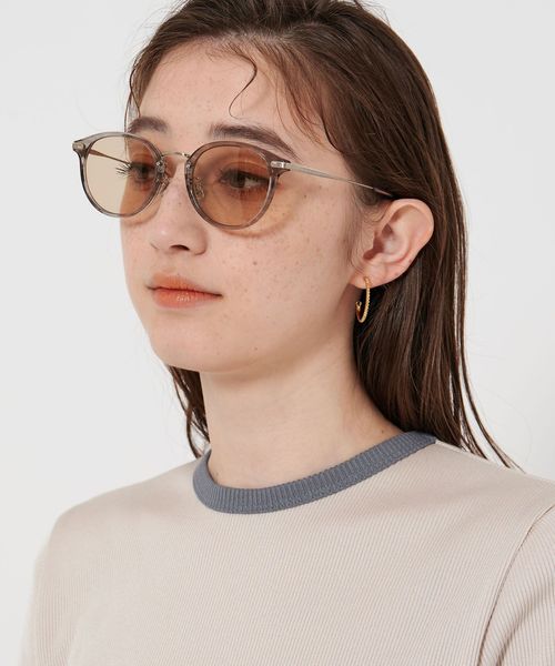 Zoff＞ボストン メタルテンプル サングラス