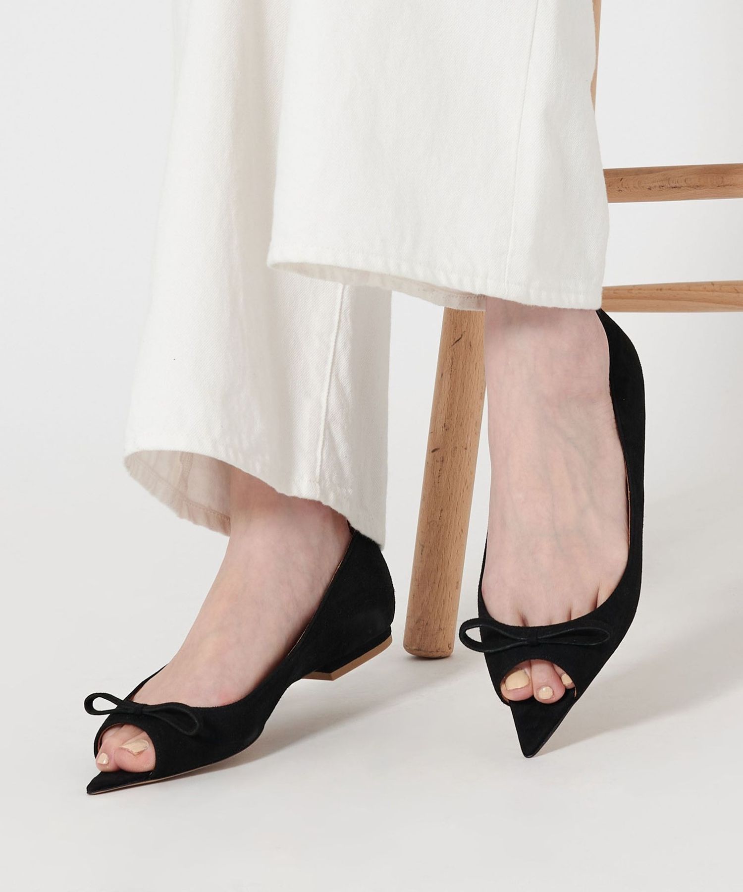 PIPPICHIC＞ANNA RBN SUE フラットシューズ