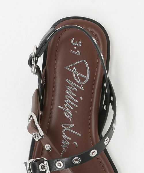 送料関税込【3.1 Phillip Lim】ロゼット付きアイレットサンダル 送料関税込【3.1 Phillip Lim】ロゼット付きアイレットサンダル