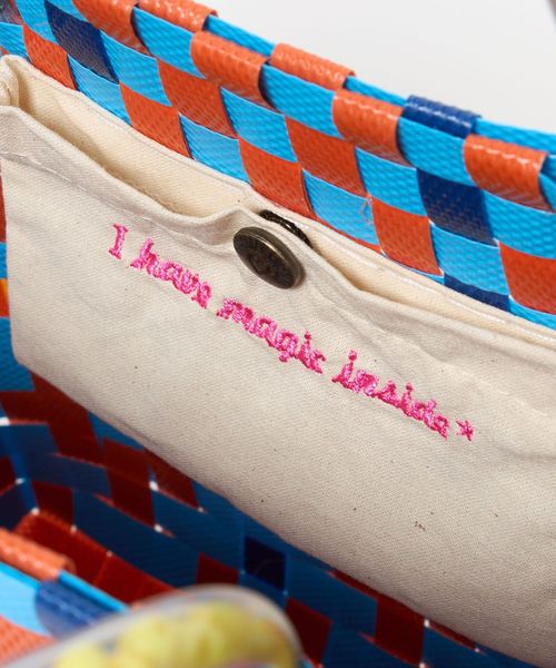 UNITED ARROWS〈MERCEDES SARAZAR〉テープ カゴバック MERCEDES SALAZAR＞テープ バスケットバッグ OR