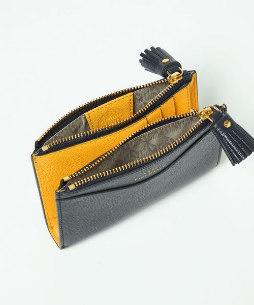 別注】＜ANYA HINDMARCH＞EYES ダブルジップ ウォレット