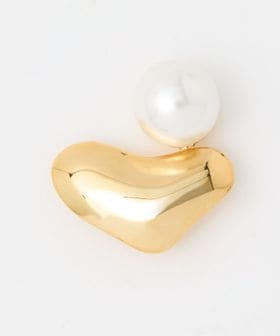 IRIS 47/＜AYA KANEKO×IRIS 47×UNITED ARROWS＞イミテーションパール ハートブローチ/ブローチ / コサージュ