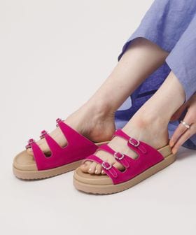 UNITED ARROWS/ビジュー 3ライン ミュール/サンダル