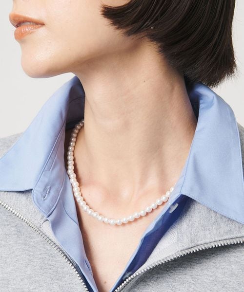 UNITED ARROWS/6MM イミテーションパール 2WAY ネックレス/ネックレス