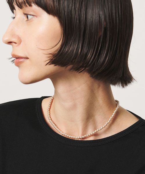UNITED ARROWS/4MM イミテーションパール 2WAY ネックレス/ネックレス