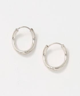 BAR JEWELLERY/＜BAR JEWELLERY＞CHUNKY OUTLINE ピアス SV/ピアス（両耳用）