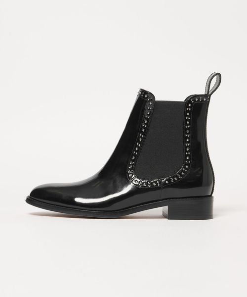 UNITED ARROWS/スタッズ サイドゴア ショートブーツ/ブーティ / ショートブーツ