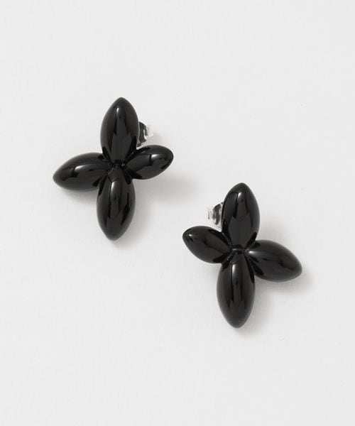 Camille Surault/＜Camille Surault＞ROSEMARIE ピアス BLK/ピアス（両耳用）