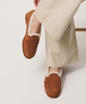 UNITED ARROWS/スエード ファーライク ローファー/ローファー