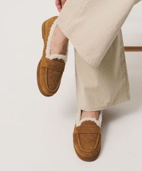 UNITED ARROWS/スエード ファーライク ローファー/ローファー