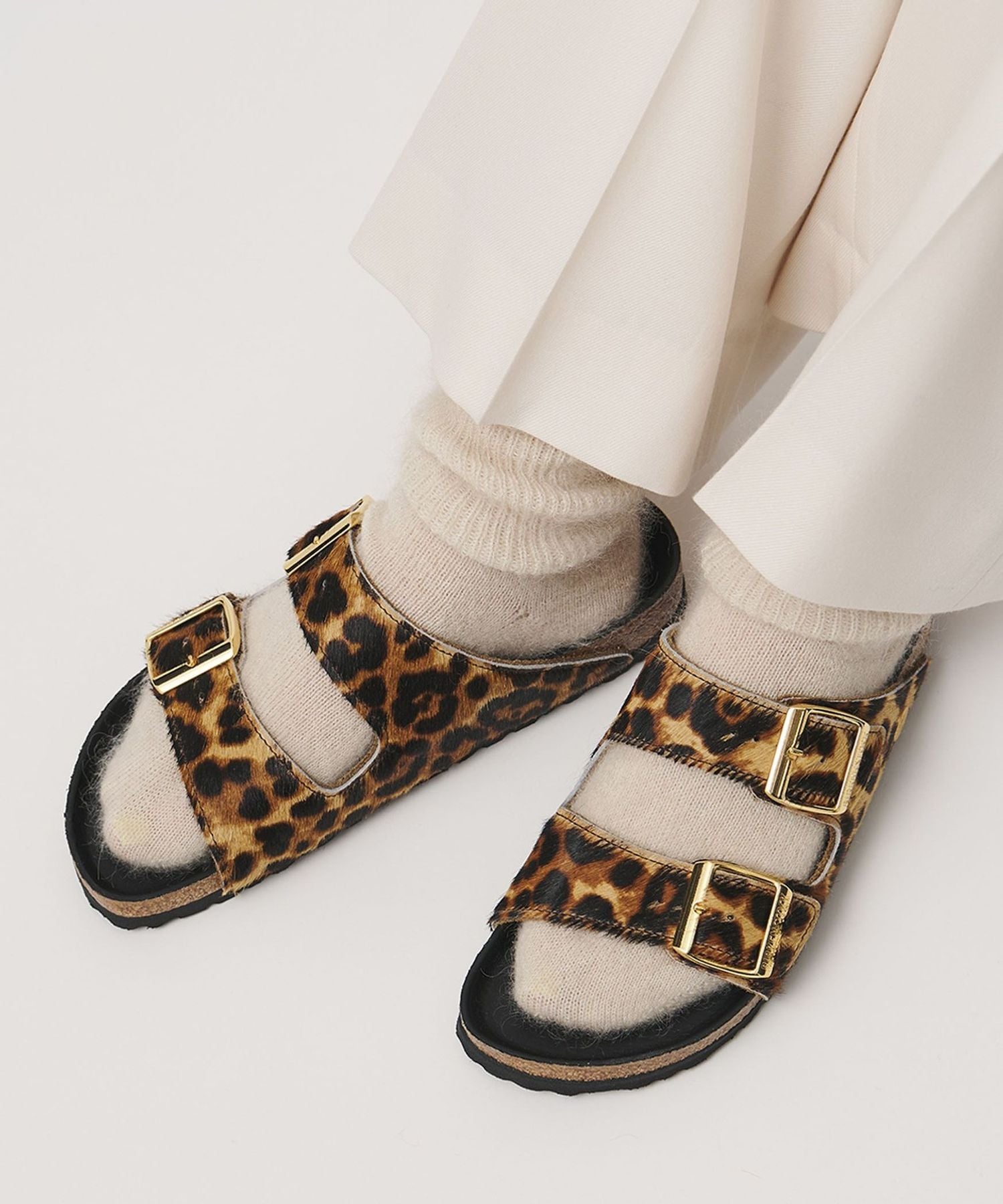 国内EXCLUSIVE】＜BIRKENSTOCK＞ARIZONA レオパード サンダル