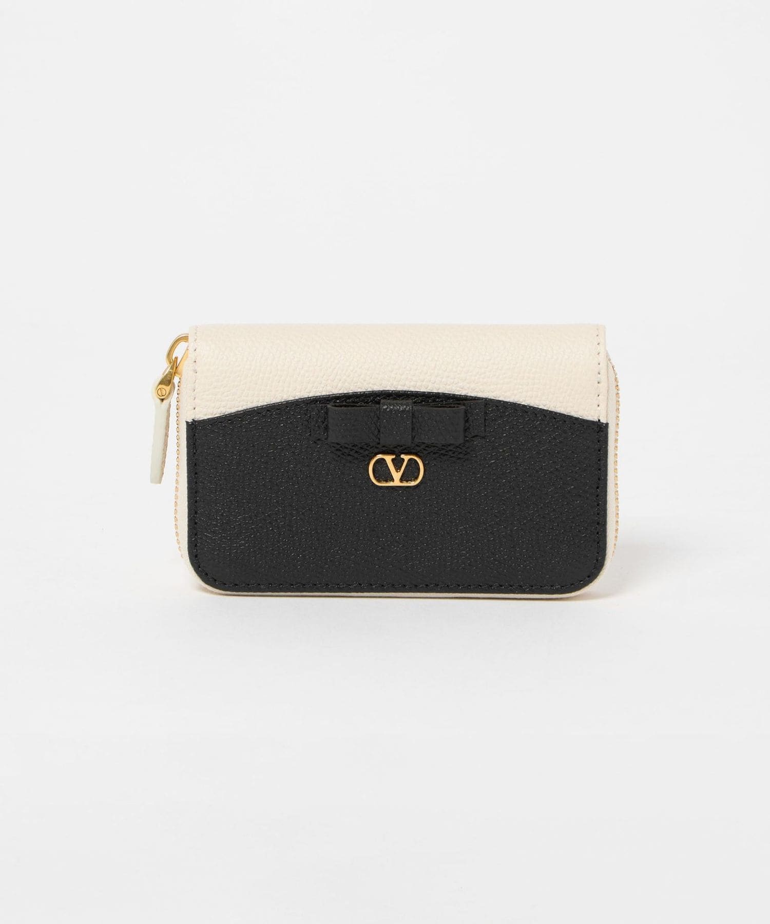 Valentino＞バイカラー ジップ ウォレット