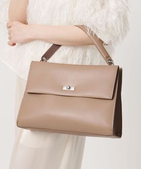 UNITED ARROWS/ダブルフラップ ワンハンドル バッグ/ハンドバッグ / クラッチバッグ