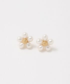 UNITED ARROWS/イミテーションパール フラワー ピアス/ピアス（両耳用）