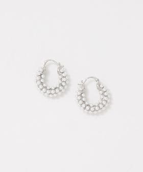 UNITED ARROWS/イミテーションパール フープピアス/ピアス（両耳用）