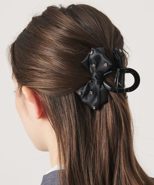 UNITED ARROWS/ビジューリボン ヘアクリップ/ヘアアクセサリー