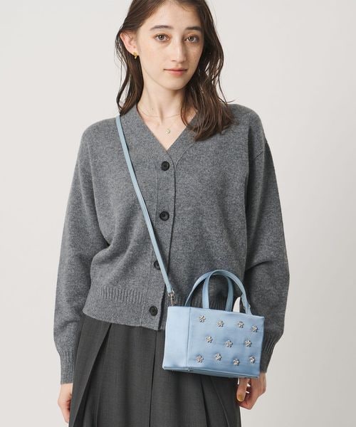UNITED ARROWS/ビジュー キューブ ミニトートバッグ/トートバッグ