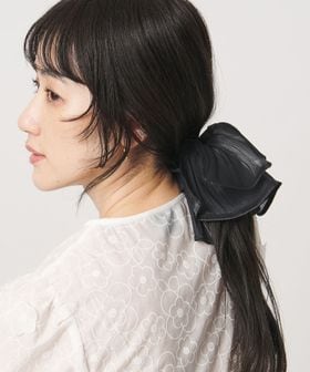 UNITED ARROWS/シアー ラッフル シュシュ/ヘアアクセサリー