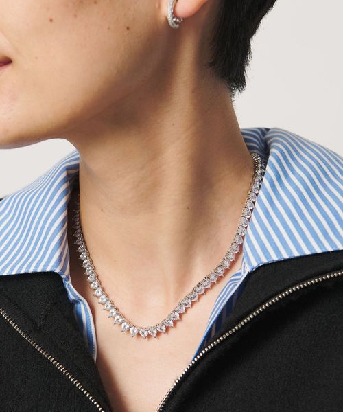 UNITED ARROWS/ハートビジュー ネックレス/ネックレス